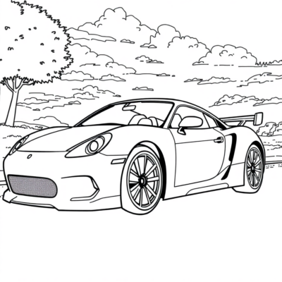 Cars & Trucks Coloring Adventure for Kids