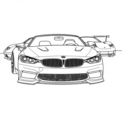 Race Car Fun Coloring Book for Kids