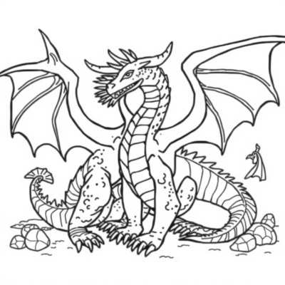 Dragon Coloring Book