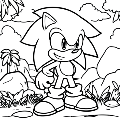 Sonic Adventure: Kids’ Coloring Fun