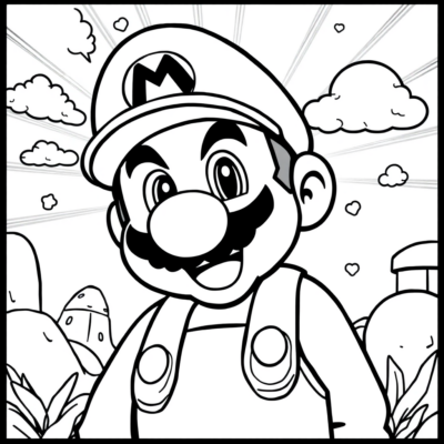Super Mario Coloring Book