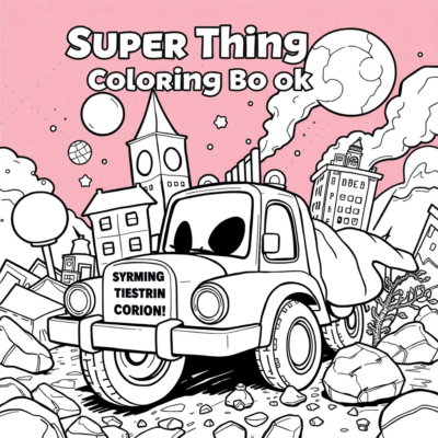 Super Things Coloring Book