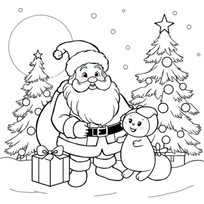 Holiday Magic Coloring Book for Kids