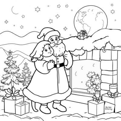 Coloring Book: Printable Holiday Coloring Book
