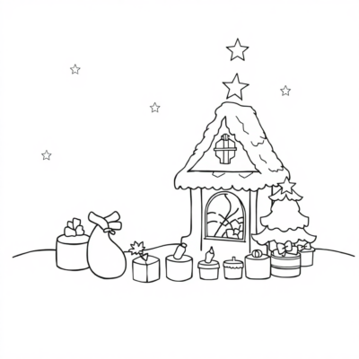 Christmas Coloring Page to Print