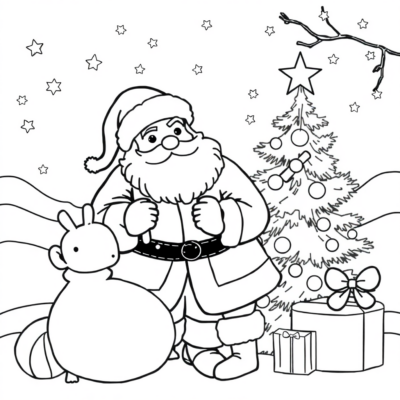 Christmas Coloring Book: Printable Coloring Pages