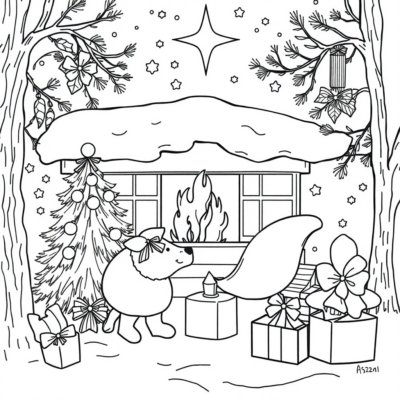 Holiday Coloring Book