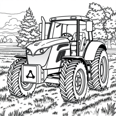 Tractor Coloring Adventure for Kids