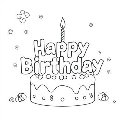 Party Time Coloring Fun