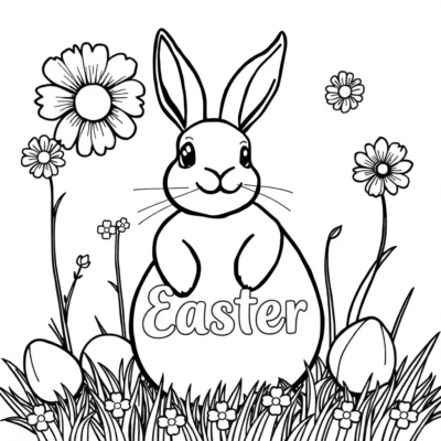 Springtime Easter Coloring Fun for Kids