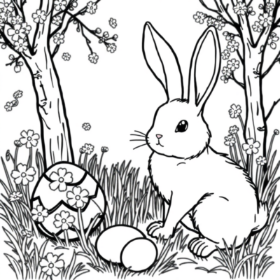 Easter Spring Coloring Adventures for Kids