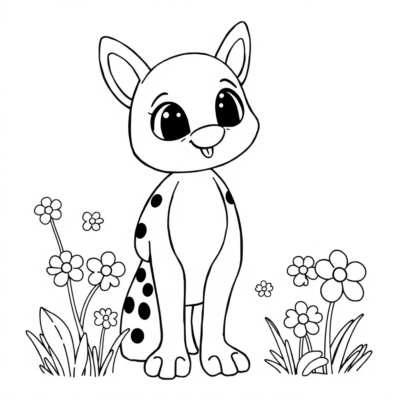 Spring Coloring Book for Kids