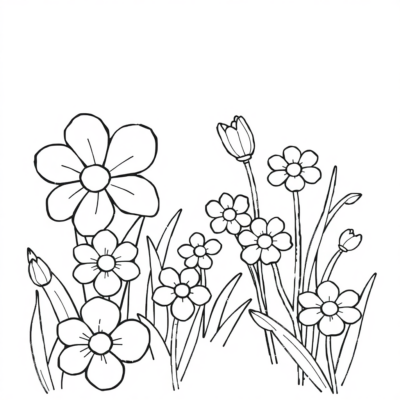 Blossom Time: Spring Fun Coloring Book