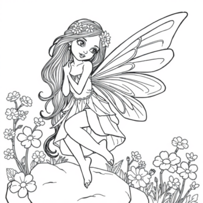 Fairy Coloring Book