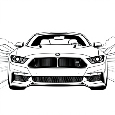 Sports Car Coloring Pages