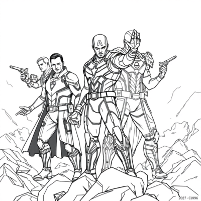 Coloring Book: Avengers Endgame Coloring Pages