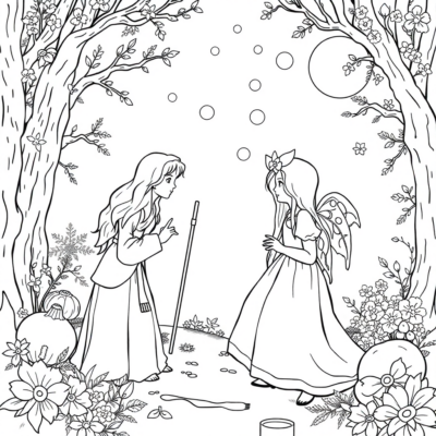 Fairy Tale Coloring Pages
