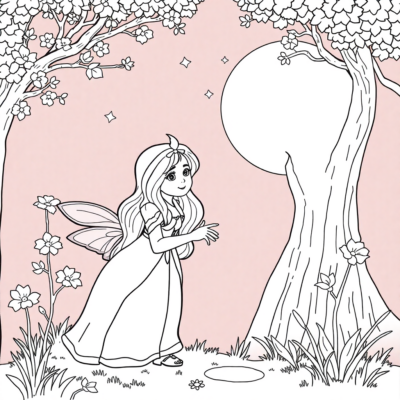 Coloring Book: Fairy Tales Coloring Pages for Children