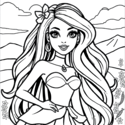 Barbie Fun: Kids Coloring Pages Collection