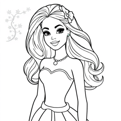 Coloring Book: Barbie Coloring Pages