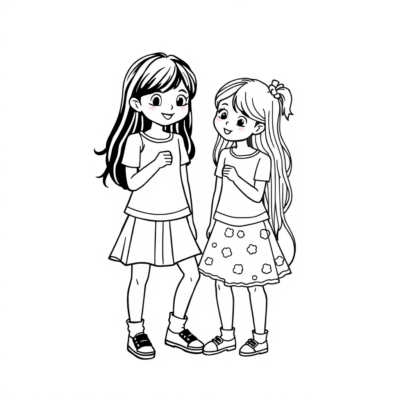 Best Friends Forever Coloring Book