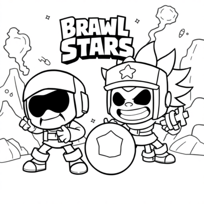 Brawl Stars Coloring Pages