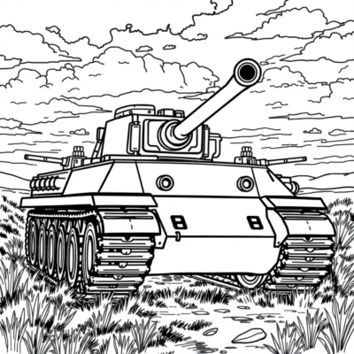 Tank Coloring Pages