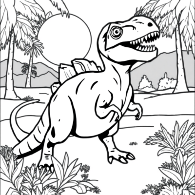 Dinosaur Coloring Pages