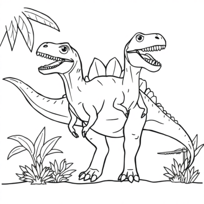 Dinosaur Coloring Pages to Print