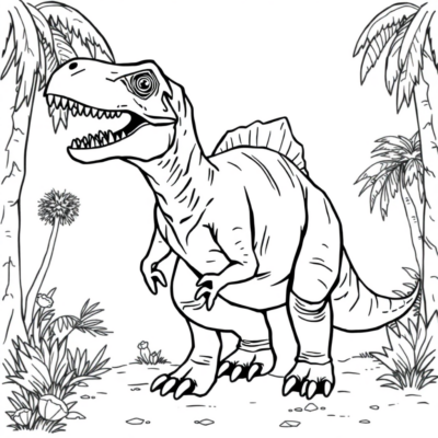 Coloring Book: Dinosaurs Coloring Pages