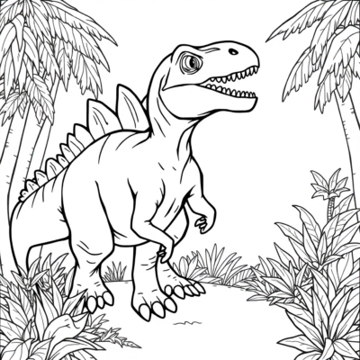 Prehistoric Dino Coloring Fun