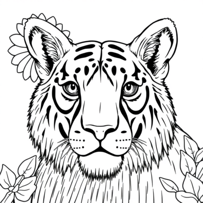 Adult Coloring Book: Animals