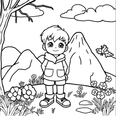 Coloring Book: Coloring Pages for 3-4 Year Old Children