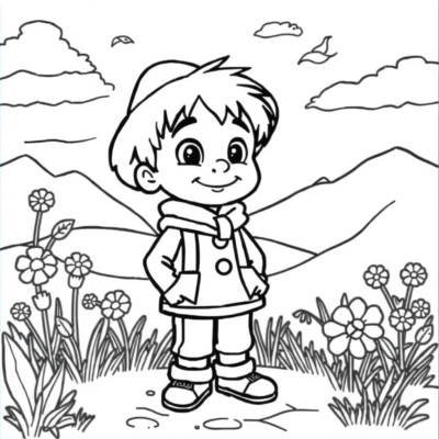 Coloring Book: Coloring Pages for Children Ages 4-5