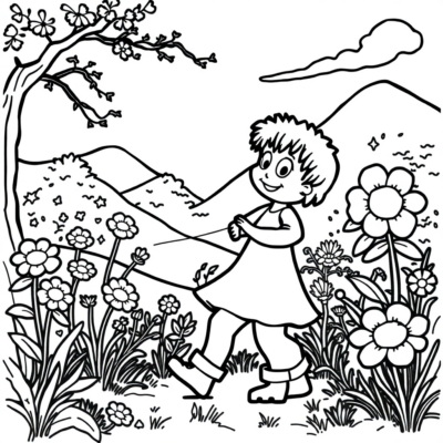 Coloring Book: Coloring Pages for Kids Aged 4-5 on Allegro