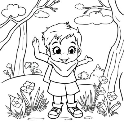 Preschool Coloring Fun: Prints for 4–5 Year Olds