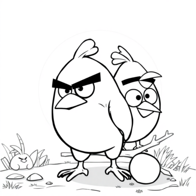Coloring Book: Angry Birds Coloring Pages for Kids