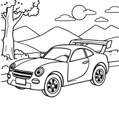 Coloring Book: Cars Coloring Pages for Kids