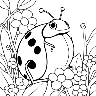 Coloring Book: Ladybug Coloring Pages for Kids