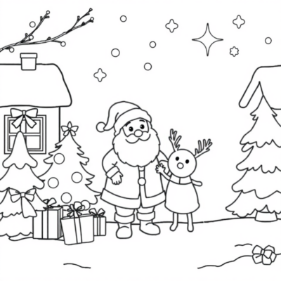 Christmas Fun: Holiday Coloring Pages for Kids