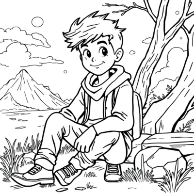 Adventure Heroes: Fun Coloring Pages for Boys