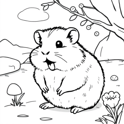 Coloring Book: Coloring Pages for Kids – Hamster Tales