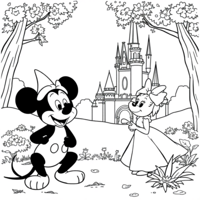 Coloring Book: Disney Coloring Pages for Kids