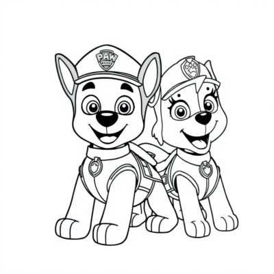 Paw Patrol Printable Coloring Fun for Kids