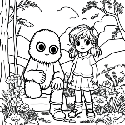 Kids’ Printable Coloring Pages Activity Book