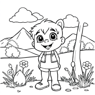 Printable Kids Coloring Pages Pack