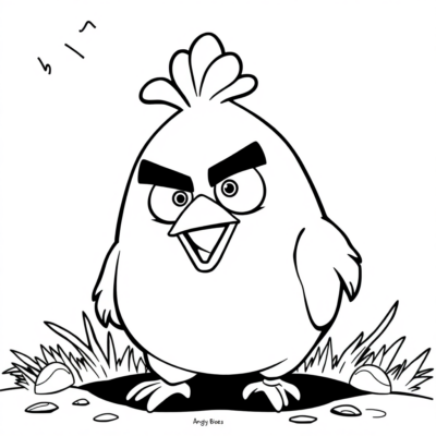 Coloring Book: Angry Birds Coloring Pages for Kids to Print