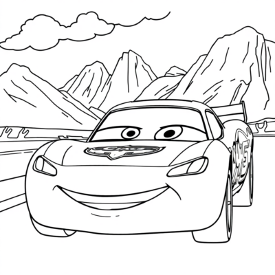 Coloring Book: Cars 2 Coloring Pages for Kids to Print