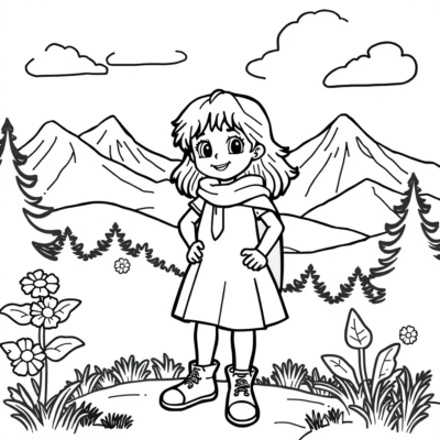 Coloring Book: Printable Coloring Pages for Kids in PDF