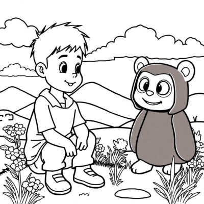 Coloring Book: Large Coloring Pages for Kids